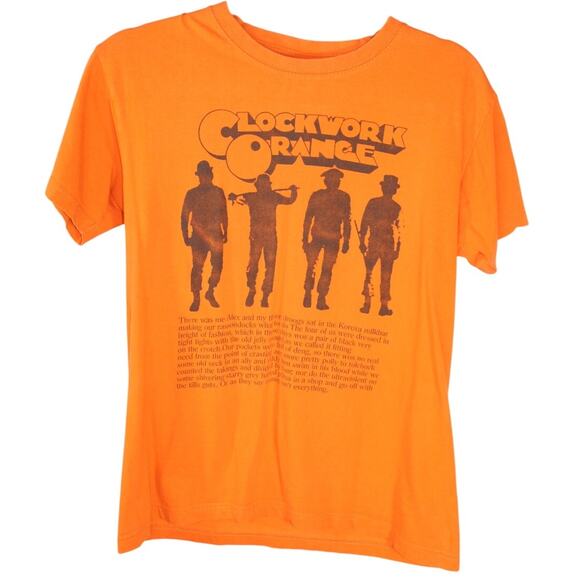Vintage 90s Clockwork Orange T-shirt Euro Promo Stanley Kubrick Small - Picture 2 of 9